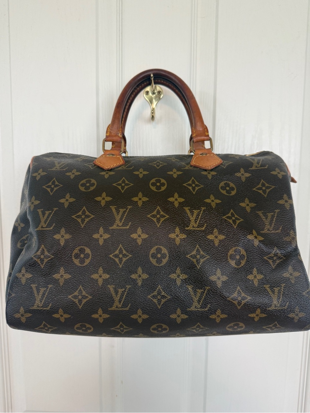 LOUIS VUITTON MONOGRAM SPEEDY 30, FAIR CONDITION